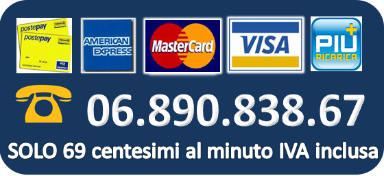 Chiamate Erotiche con Carta di credito